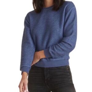 Marine Layer Blue Crew Neck Sweater